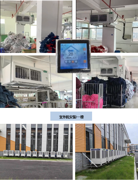 掛式直吹案例（整體降溫）